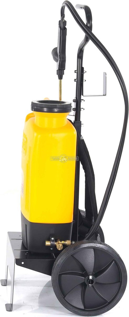 Опрыскиватель аккумуляторный Volpi Elettrolithium 10 BAR 15L CAR с тележкой (ITA, Li-Ion 12В, 8 А/ч, 15 л, 10 Бар, 14 кг)