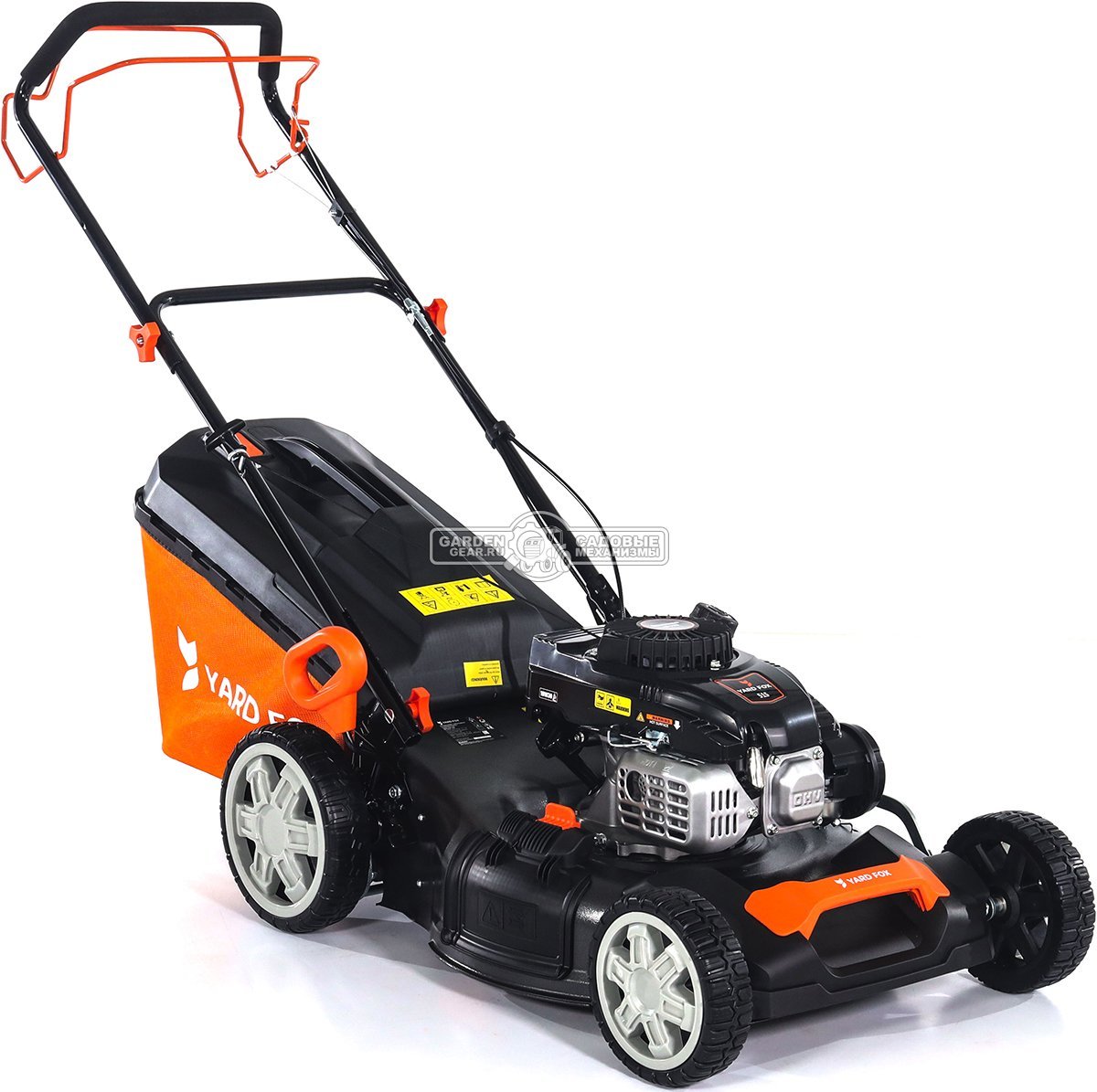 Газонокосилка бензиновая Yard Fox 51S (PRC, 51 см, Zongsheng NP170, 171 см3, 3 в 1, сталь, 65 л, 34.5 кг)