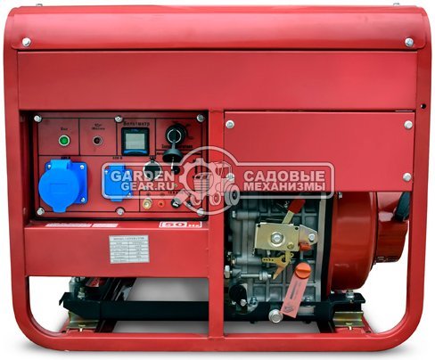 Дизельный генератор Вепрь АД 5-230-ВМ18C (RUS, 456 см3, 9.93 л.с., 5.0/5.5 кВт, электростартер, 12.5 л, 114 кг)