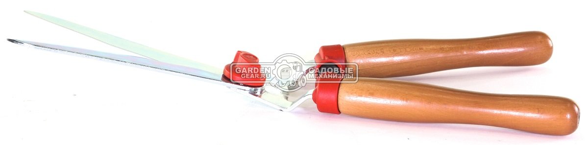 Ножницы для стрижки кустов WOLF-Garten HS-W с волновыми лезвиями и эргономичными деревянными рукоятками