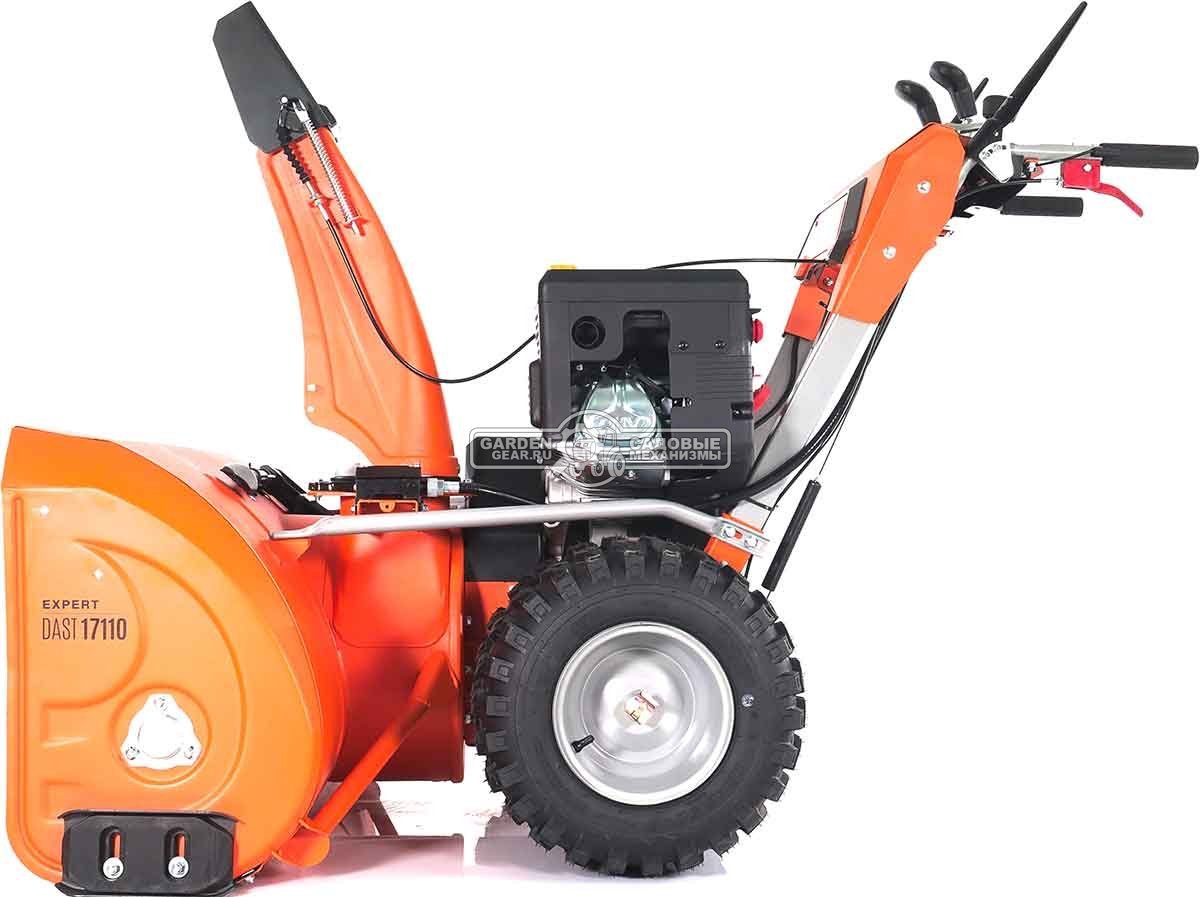 Снегоуборщик Daewoo DAST 17110 (PRC, 108 см., Daewoo, 450 куб.см., эл/стартер 220В, фара, скорости 5/2, 4 колеса, подогрев рукояток, 150 кг.)