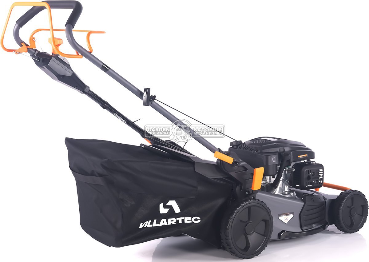 Газонокосилка бензиновая Villartec MB 448VC Commercial (PRC, 48 см, Loncin Ready Start 166 см3, сталь, вариатор, 4 в 1, 75 л, 30 кг)