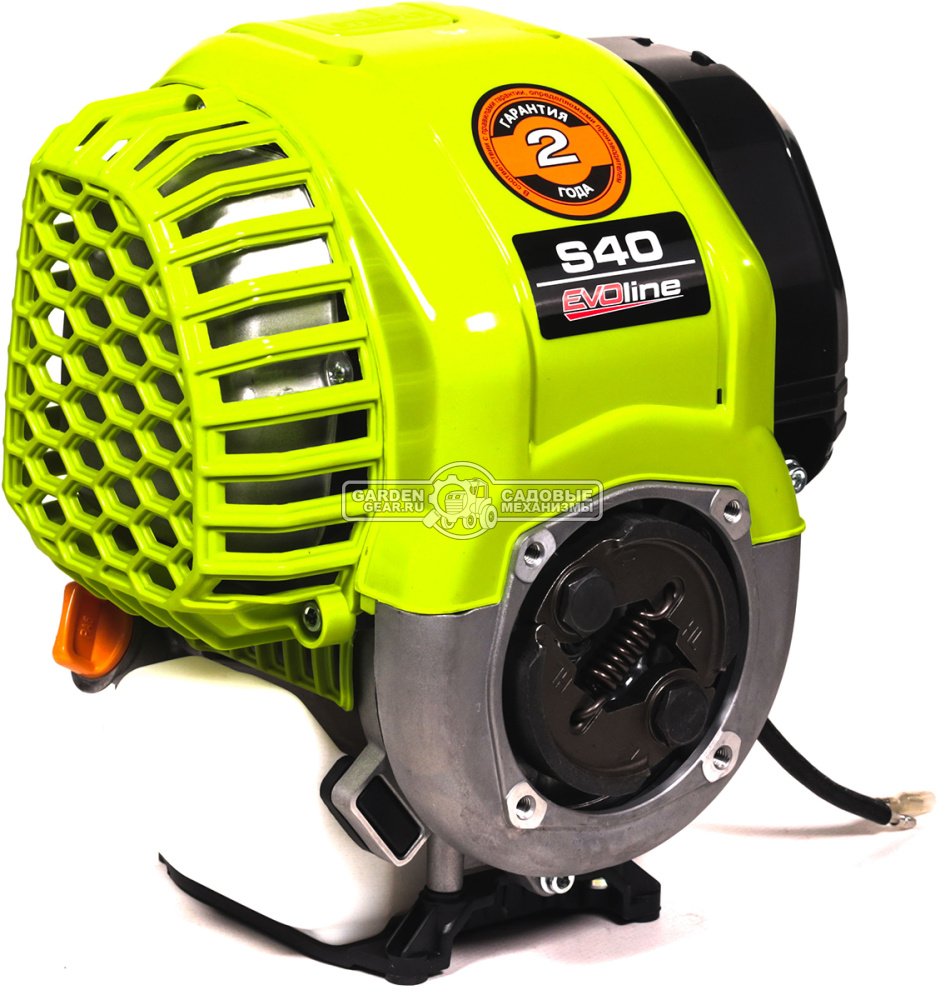 Бензиновый двигатель EVOline S 40 (1,2 л.с., 35 куб.см., колодки сцепления, D=78 мм, 4-тактный, 3,6 кг.)