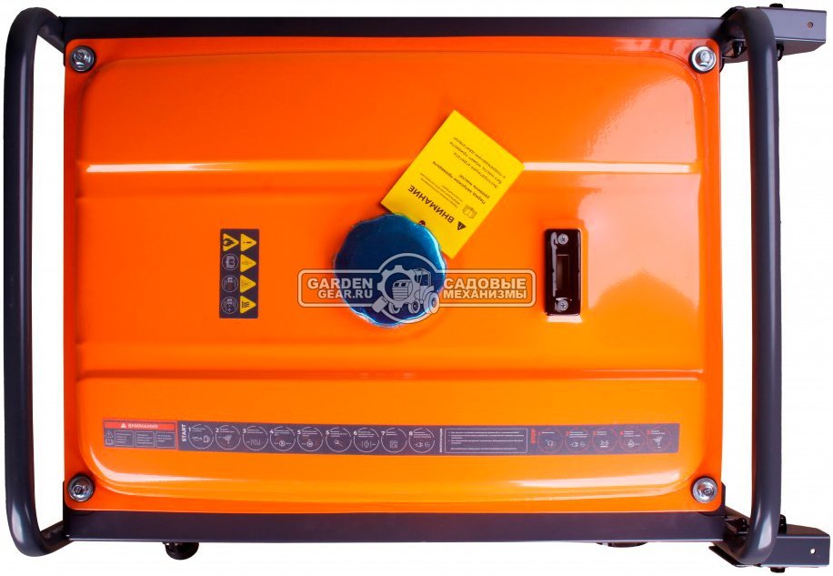 Бензиновый генератор Villartec GGM8200СEW с автозапуском (PRC, 459 см3, 7.0/7.5 кВт, медь, эл/стартер от АКБ, 25 л, 92 кг)