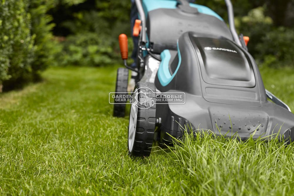 Газонокосилка аккумуляторная Gardena PowerMax Li-40/41 с АКБ 2.6 А/ч и ЗУ (PRC, Li-ion 40В, 41 см, 50 л, 21.8 кг)