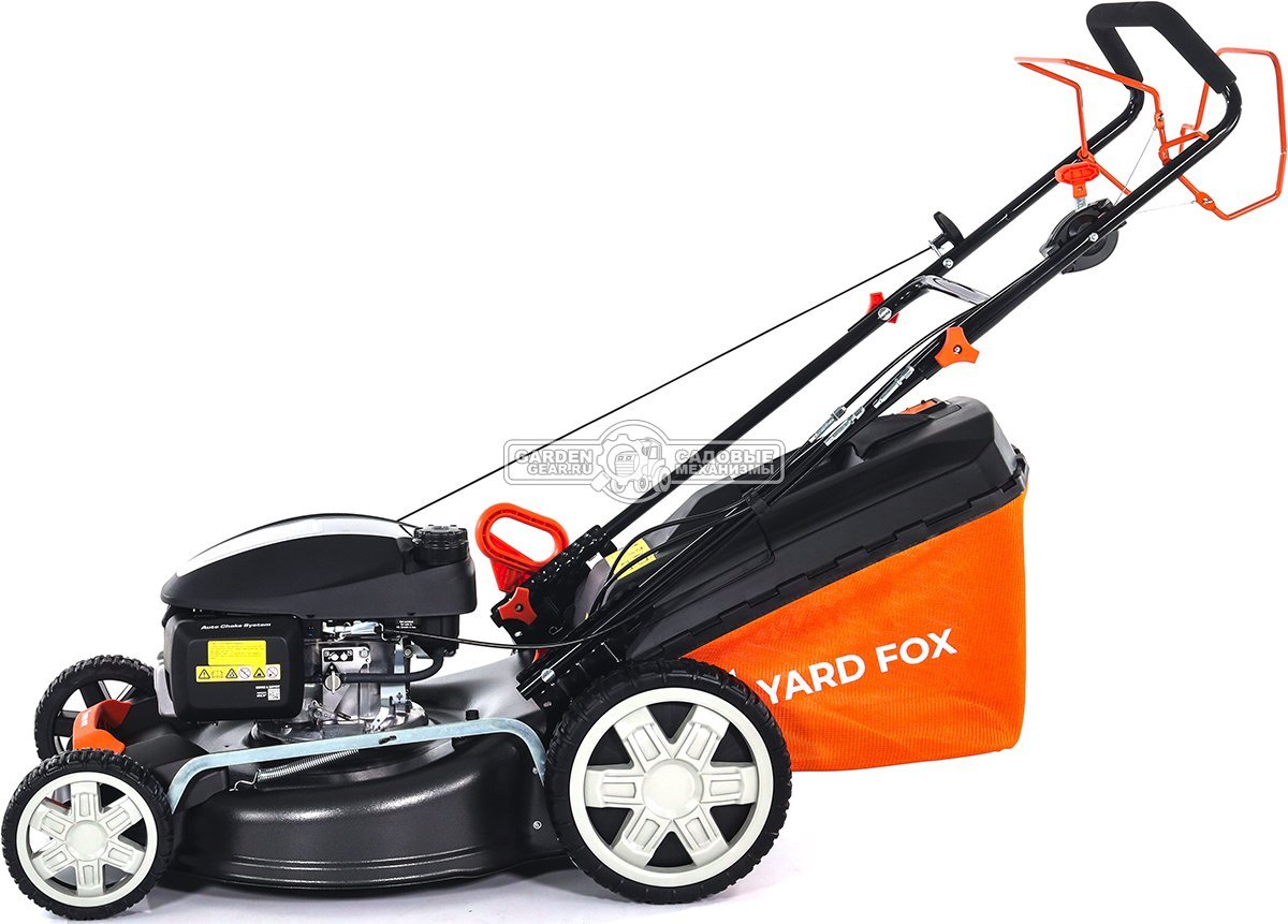 Газонокосилка бензиновая Yard Fox 53SH V (PRC, 53 см, Honda GCV200, 202 см3, вариатор, сталь, 3 в 1, 60 л, 36.8 кг)