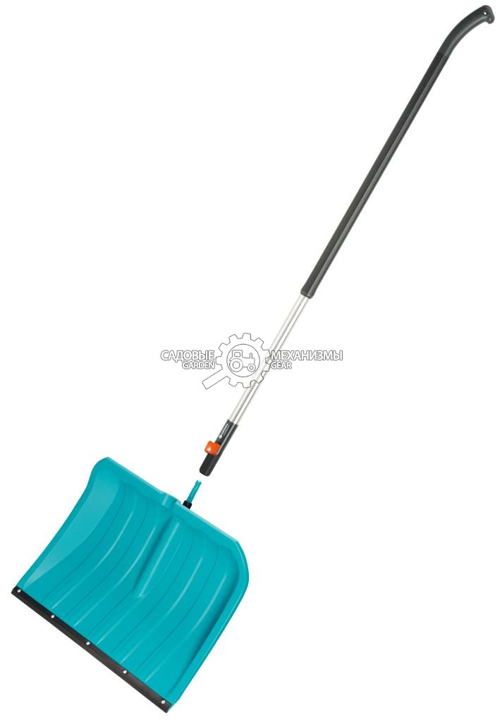 Лопата Gardena KST 40 для уборки снега 40 см., пластиковая кромка (без рукоятки, комбисистема)