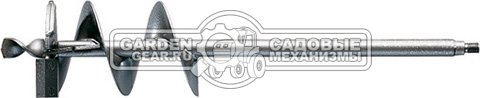 Почвенный бур/шнек для мотобура Stihl диаметр 76 мм., длина 590 мм., для BT 45