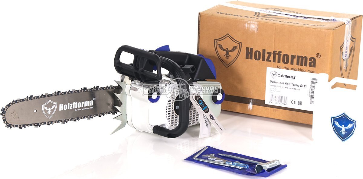 Бензопила сучкорез одноручная Holzfforma G111 14" (PRC, 35,2 куб.см., 1,6 кВт/2,1 л.с., 3/8", 1,3 мм., 50E, 3,6 кг.)