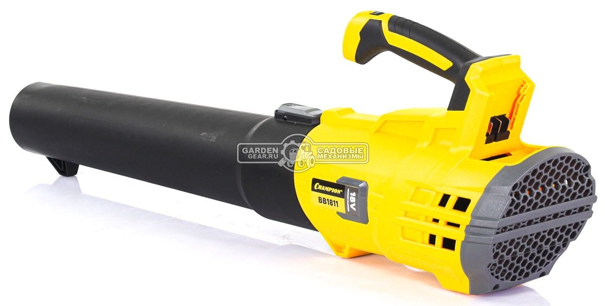 Воздуходувка аккумуляторная Champion BB1811 с АКБ 2 А/ч и ЗУ (PRC, Li-ion 18В, 4 А/ч, 38 м/с, 594 м3/ч, 1.9 кг)