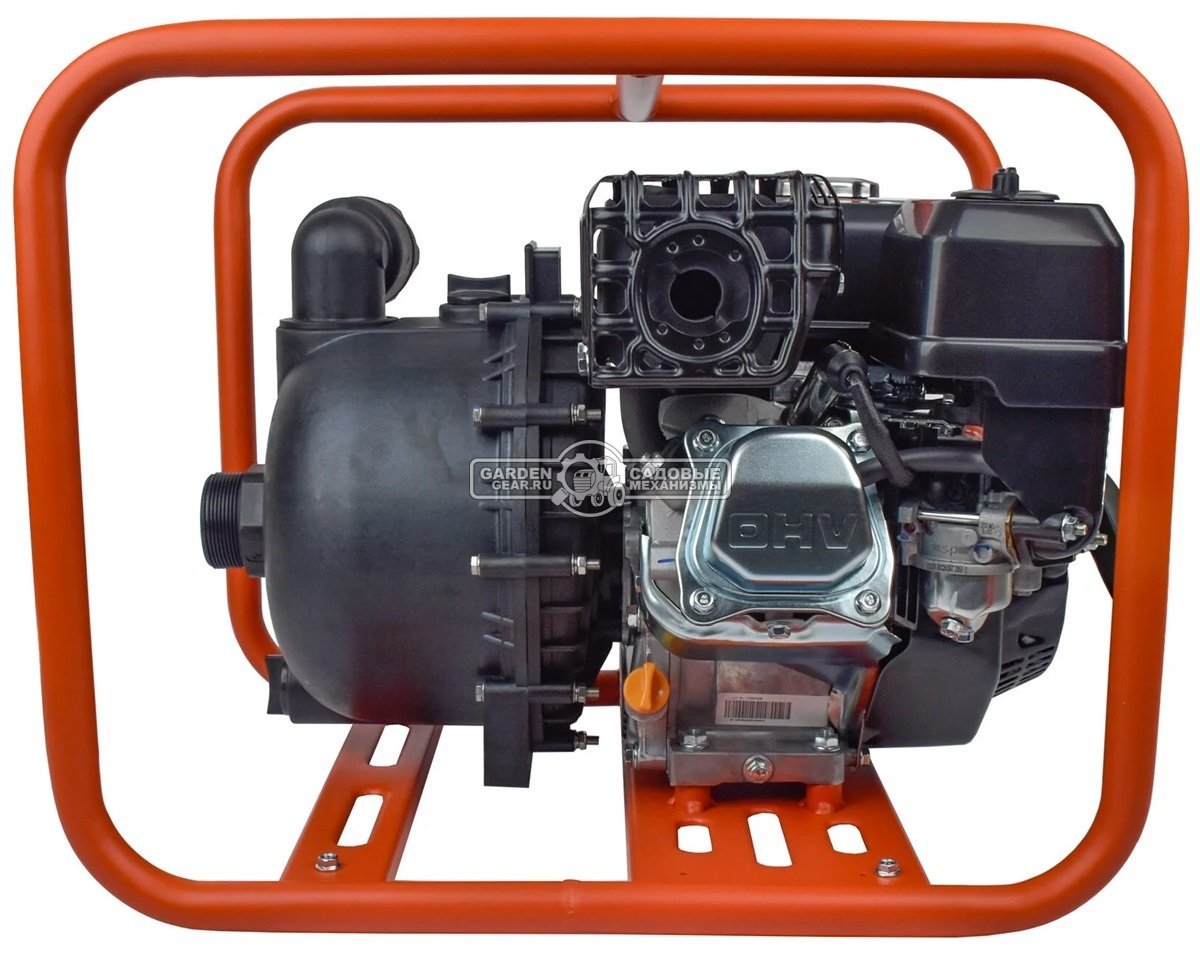 Мотопомпа бензиновая EVOline MG 20 для соленой воды и агрессивных жидкостей (PRC, Zongshen GB200, 196 куб.см., 600 л/мин., 30 м., 2", 24 кг.)