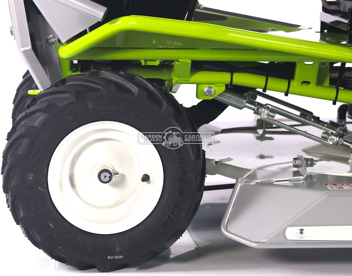 Садовый трактор для высокой травы и работы на склонах Grillo Climber 10.27 4WD (ITA, B&S 8290 CXi, 724 куб.см3, задний выброс, диффер., 98 см, 383 кг)