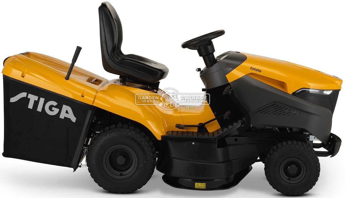 Садовый трактор Stiga Estate 792 W (ITA, Stiga ST600 Twin, 586 куб.см., гидростатика, травосборник 300 л., ширина кошения 92 см., NJ 92/102, 219 кг.)