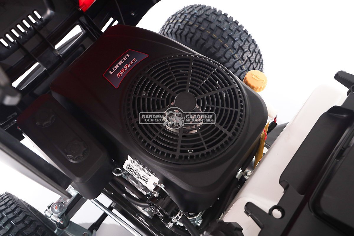 Садовый трактор Мобил К XP104 Про (PRC, Мобил К, 452 куб.см., механика 5+1, травосборник 245 л, мульчирование, ширина кошения 104 см, 193 кг)