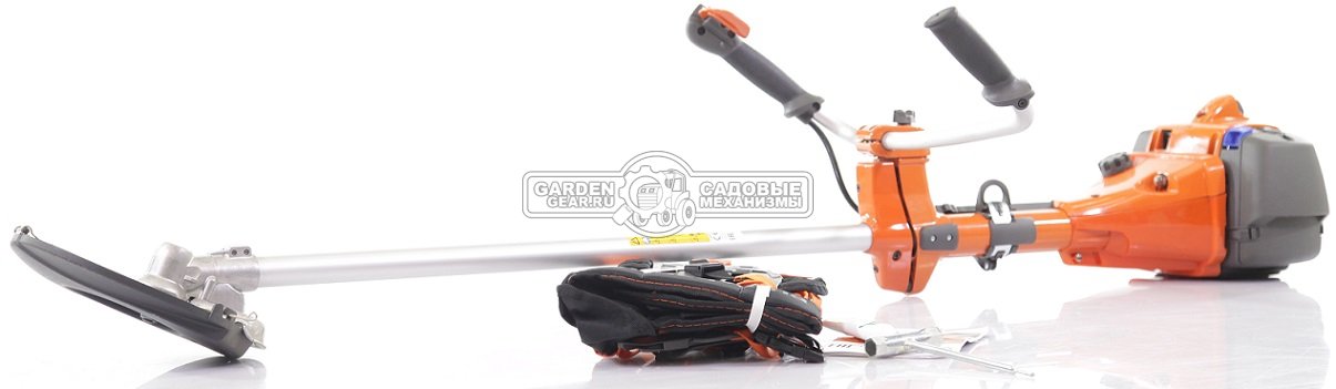 Бензиновый кусторез Husqvarna 555Fx (SWE, 53,3 куб.см., 2,8 кВт/3,8 л.с., диск кустореза Scarlett 225-24 1", оснастка Balance XT, 8,9 кг.)