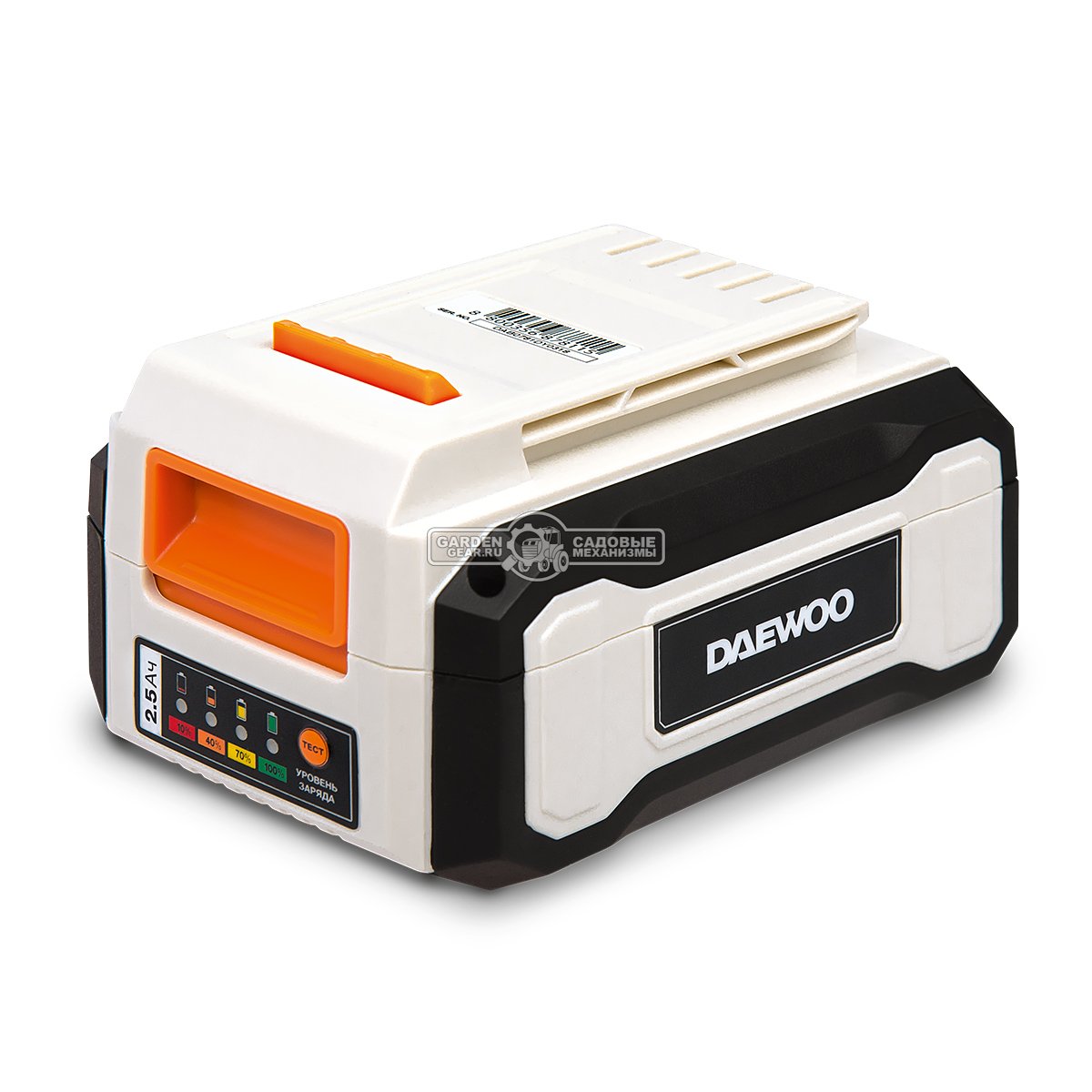Аккумулятор Daewoo DABT 2540Li (PRC Li-Ion, 40В, 2,5 А/ч, индикатор зарядки, 0,87 кг)