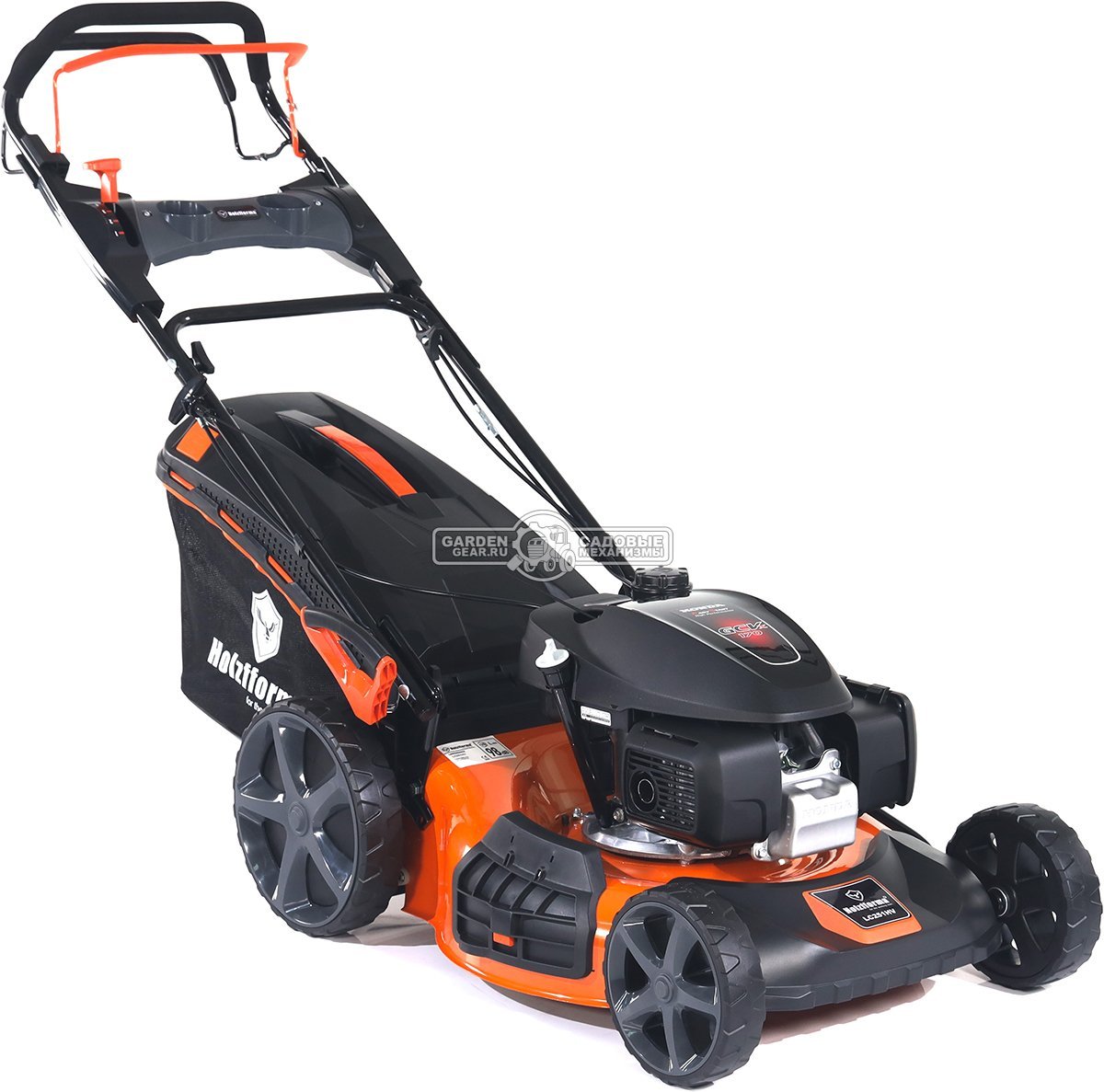 Газонокосилка бензиновая Holzfforma LC251HV (PRC, 51 см, Honda 166 см3, 3 в 1, Quattro Blade, вариатор, 65 л, 35 кг)