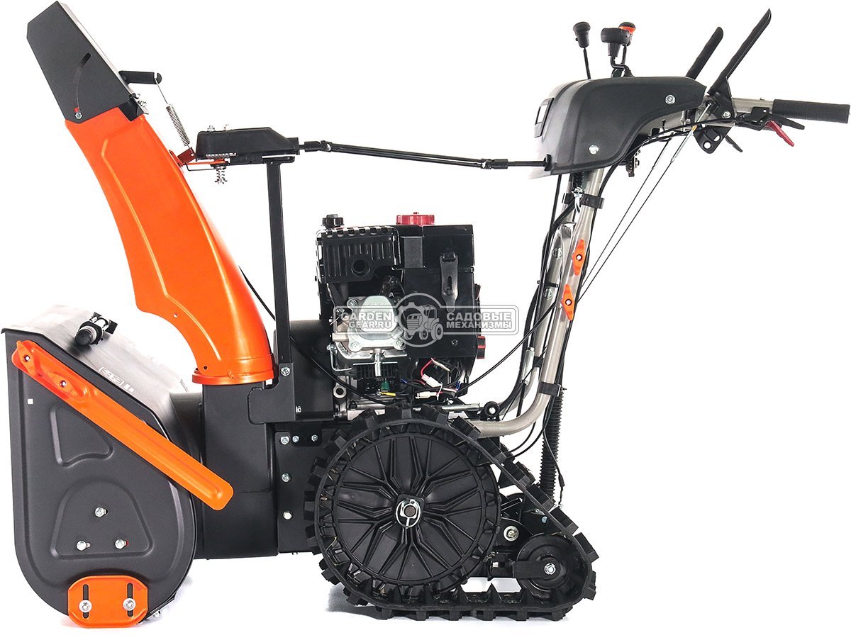 Снегоуборщик Daewoo DAST 427 (EFI) гусеничный (PRC, 68 см, Daewoo WXE 300 EFI, 260 см3, запуск от аккумулятора, фара, гусеницы Arctic track, 120 кг.)