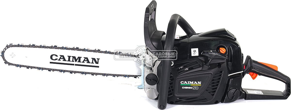Бензопила Caiman Chenso 50-18 SL18 Decompressor (2 в 1) (RUS, 51 куб.см., 2,2 кВт/3,0 л.с., 0,325", 1,5 мм, 72E, 5,6 кг.)