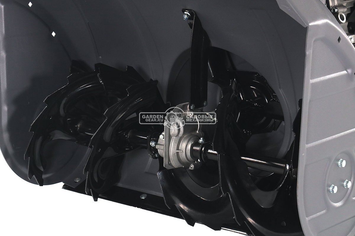 Снегоуборщик Villartec WB1576ET Hydro гусеничный (PRC, 76 см, Loncin 420 см3, эл/стартер от АКБ 12В, дифференциал, фара, 141 кг)