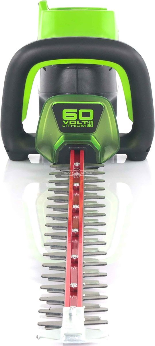 Кусторез аккумуляторный GreenWorks GD60HT66 без АКБ и ЗУ (PRC, BL 60В, 66 см, ветки до 28 мм, 3.2 кг)