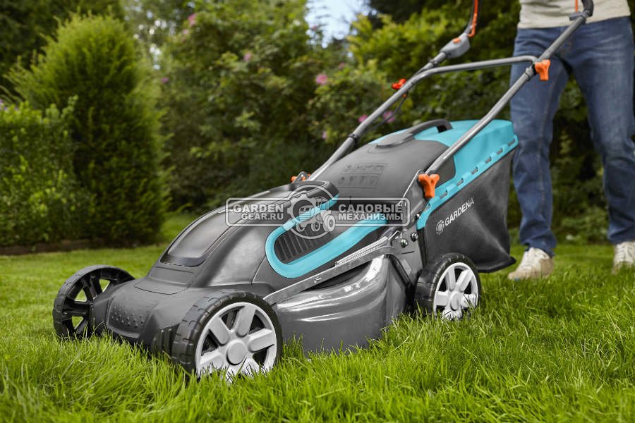Газонокосилка аккумуляторная Gardena PowerMax Li-40/41 с АКБ 2.6 А/ч и ЗУ (PRC, Li-ion 40В, 41 см, 50 л, 21.8 кг)