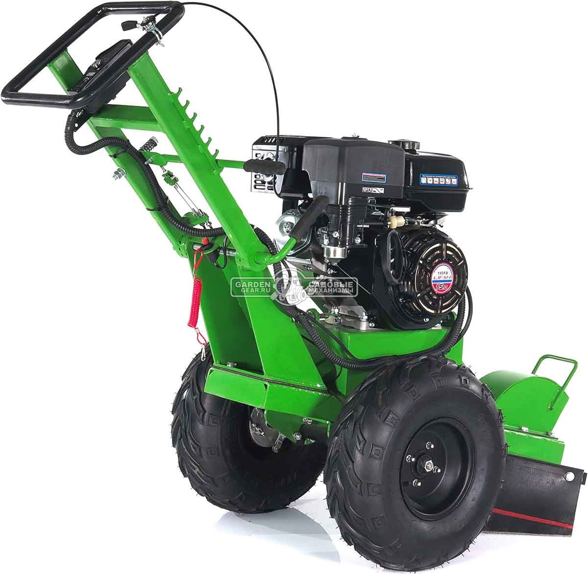 Измельчитель пней Дровосек ИП350 (RUS, 420 см3, диаметр фрезы 340 мм, 150 кг)