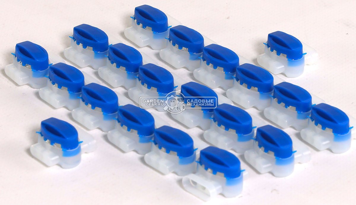 Коннектор для металлического ограничительного кабеля ZimAni 20 шт. для роботов газонокосилок