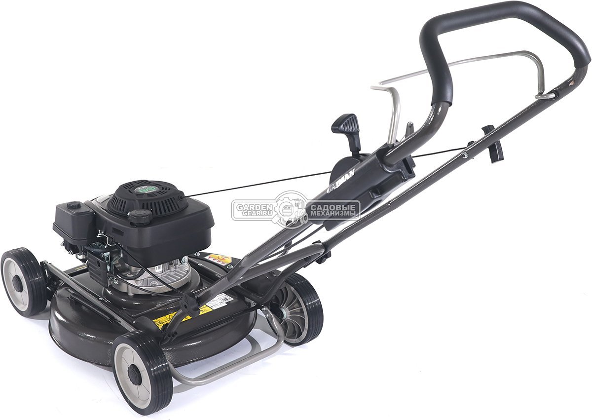 Газонокосилка бензиновая несамоходная Caiman Fasto SD 55CP с боковым выбросом (RUS, 55 см., Caiman Green Engine, 196 см3, сталь, 32 кг)