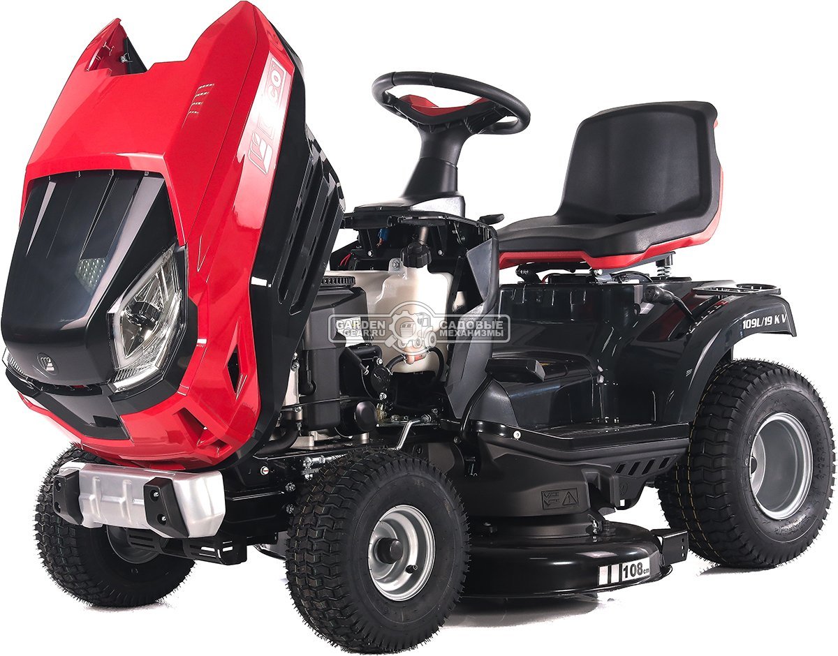 Садовый трактор Efco EF 109L/19 KV (PRC, Emak K 1900 V-Twin, 586 см3, 108 см, боковой выброс, гидростатика, 175 кг.)