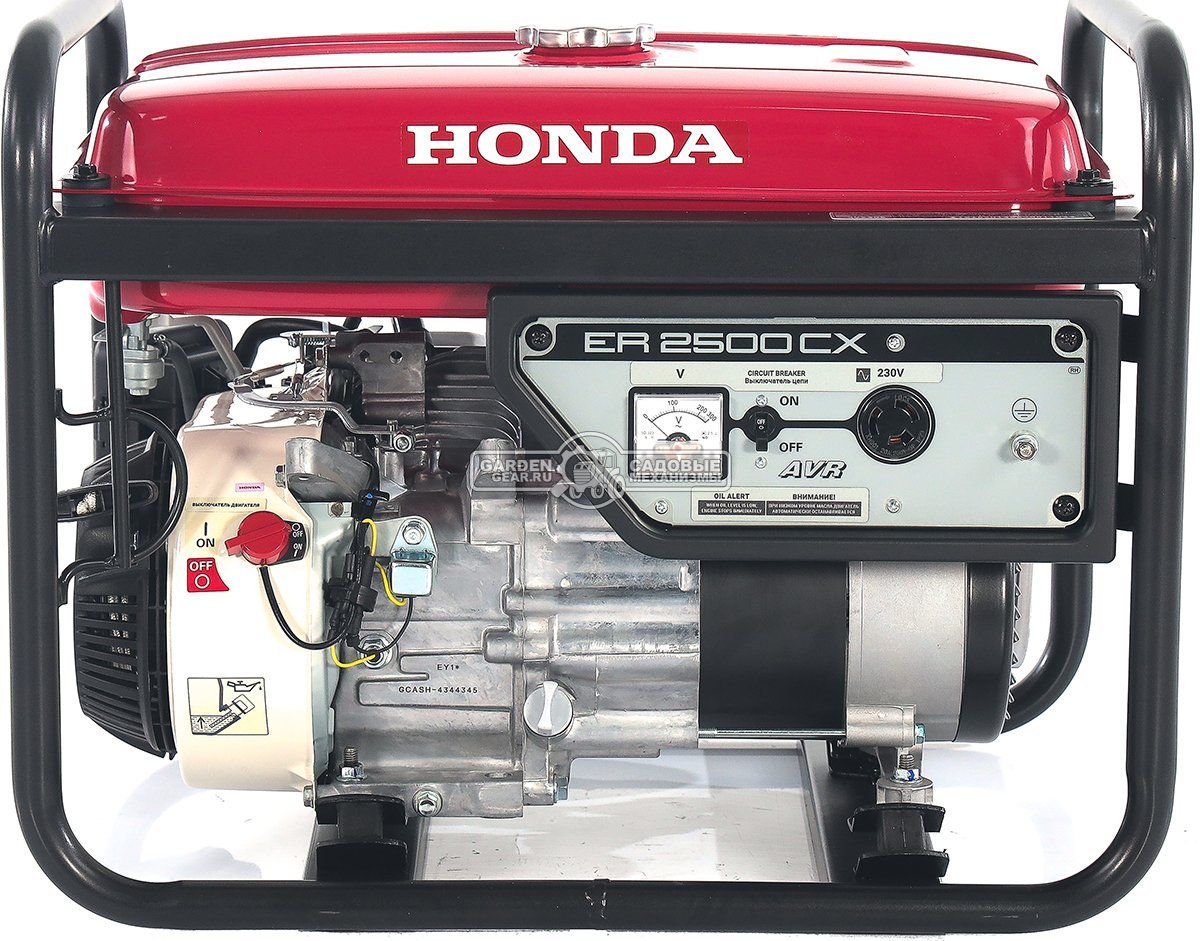 Бензиновый генератор Honda ER 2500 CXRH (PRC, Honda GP160, 163 см3, 2.0/2.2 кВт, 14.5 л, 40 кг)