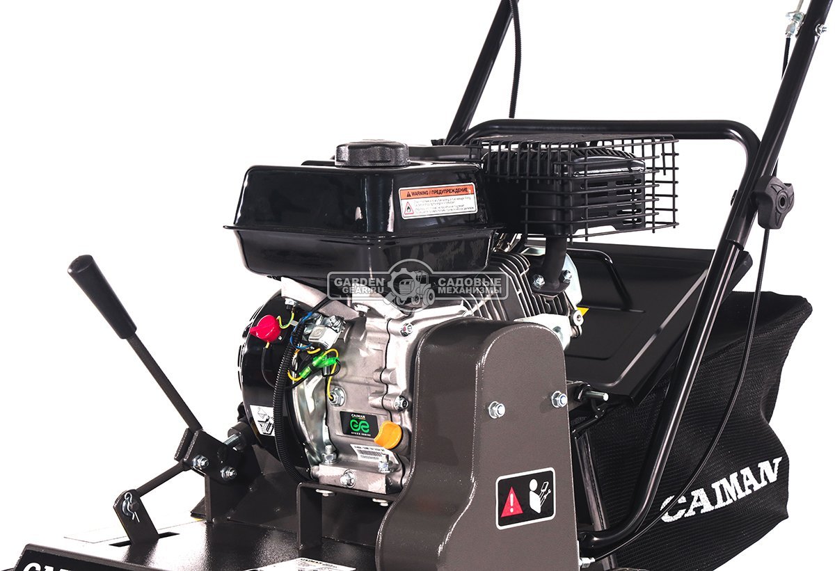 Вертикуттер - аэратор бензиновый Caiman Edgar 60C (RUS, Caiman Engine, 196 куб.см., сталь, 38 см., травосборник 40 л., 46 кг.)