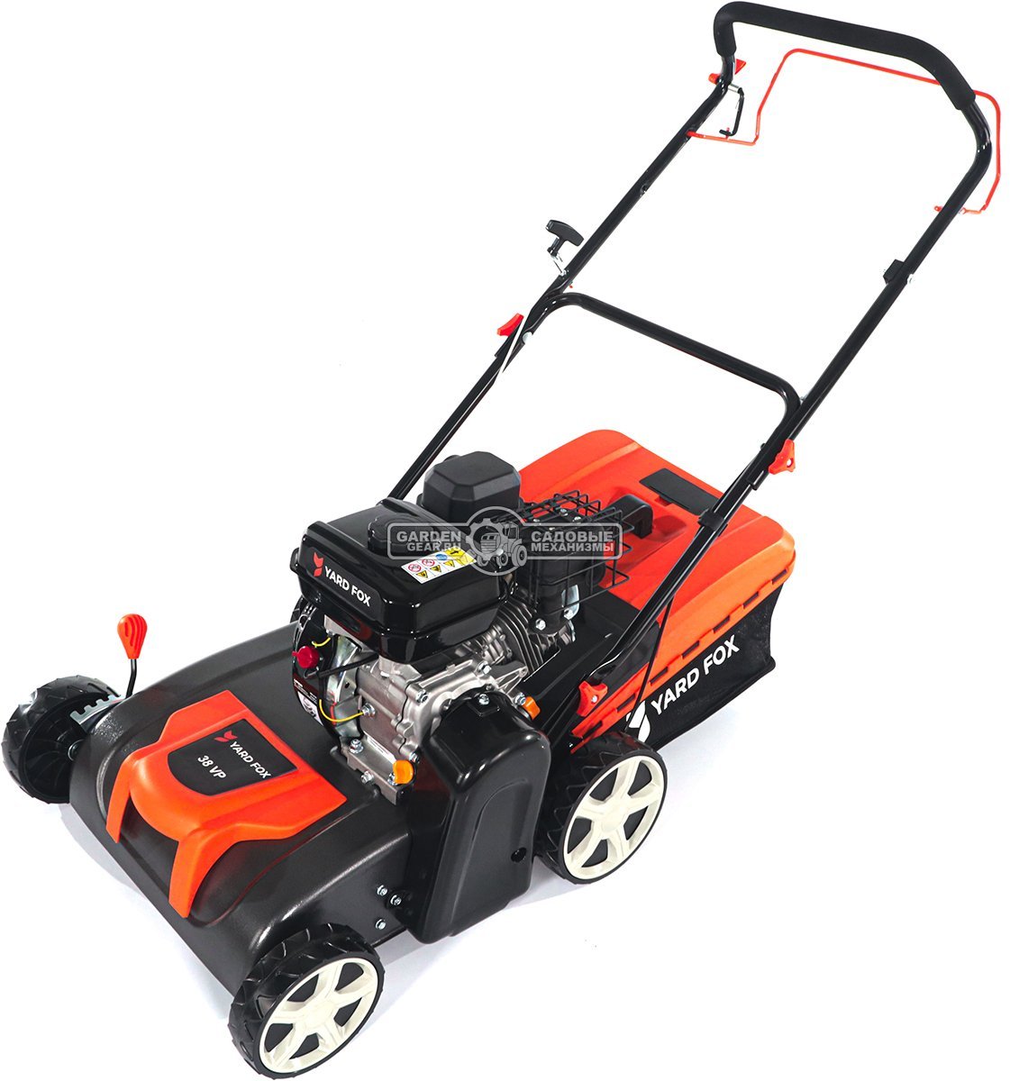 Вертикуттер - аэратор бензиновый Yard Fox 38VP (PRC, 38 см, 196 см3, ножи + пружины, 45 л, 32 кг)