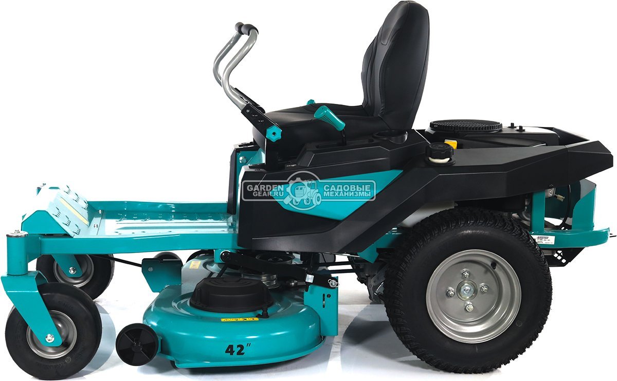 Садовый райдер Steviman ZR-107 HQ с нулевым радиусом разворота (PRC, Loncin, 586 куб.см., гидростатика, ширина кошения 107 см., 227 кг.)