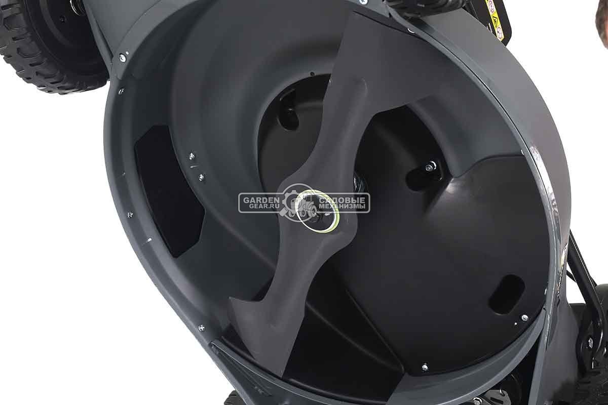 Газонокосилка бензиновая EVOline LMG 53 CSH Commercial (PRC, 53 см, Honda GCV200, 201 см3, 4 в 1, 70 л, сталь, 47 кг)