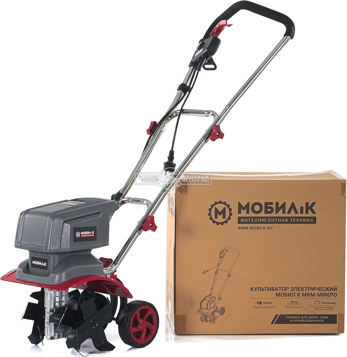 Культиватор электрический Мобил К МКМ-Микро (PRC, 1200 Вт, 30 см, 11 кг)
