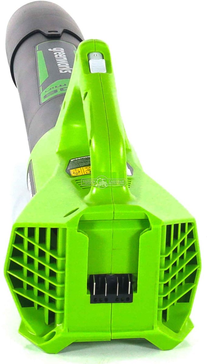 Воздуходувка аккумуляторная GreenWorks G24AB без АКБ и ЗУ (PRC, 24В, 145 км/ч, 1.7 кг)