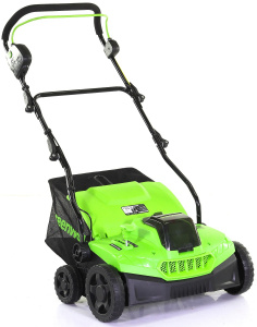 Вертикуттер - аэратор аккумуляторный Greenworks GD40DT36 с АКБ 4 А/ч и ЗУ отзывы