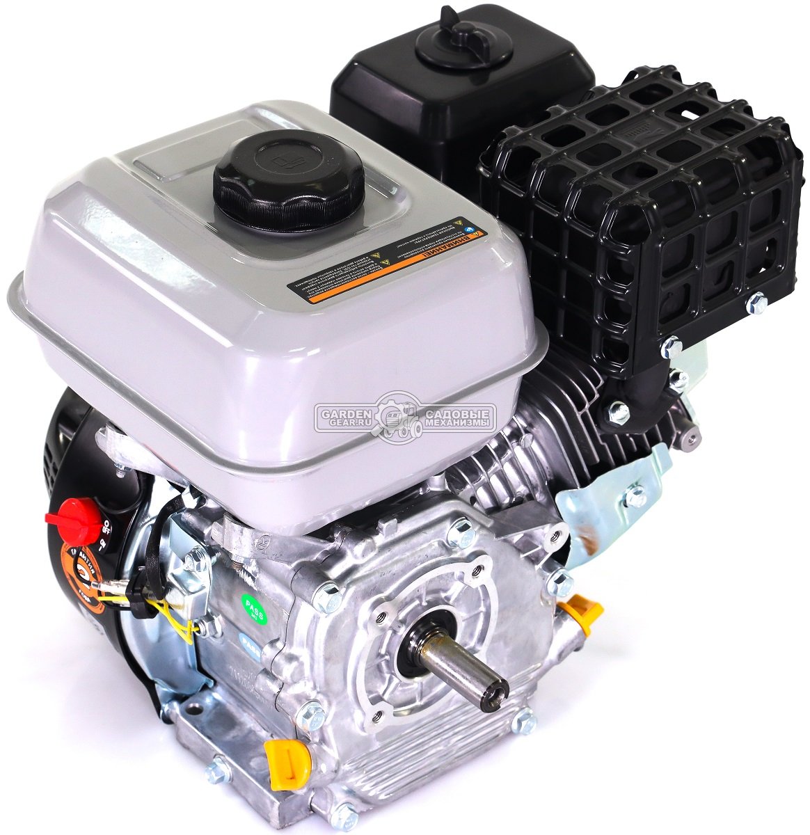 Бензиновый двигатель Zongshen GB200S (PRC, 6,5 л.с., 196 см3, D=20 мм L= 53 мм, вал - цилиндр, 15,5 кг.)