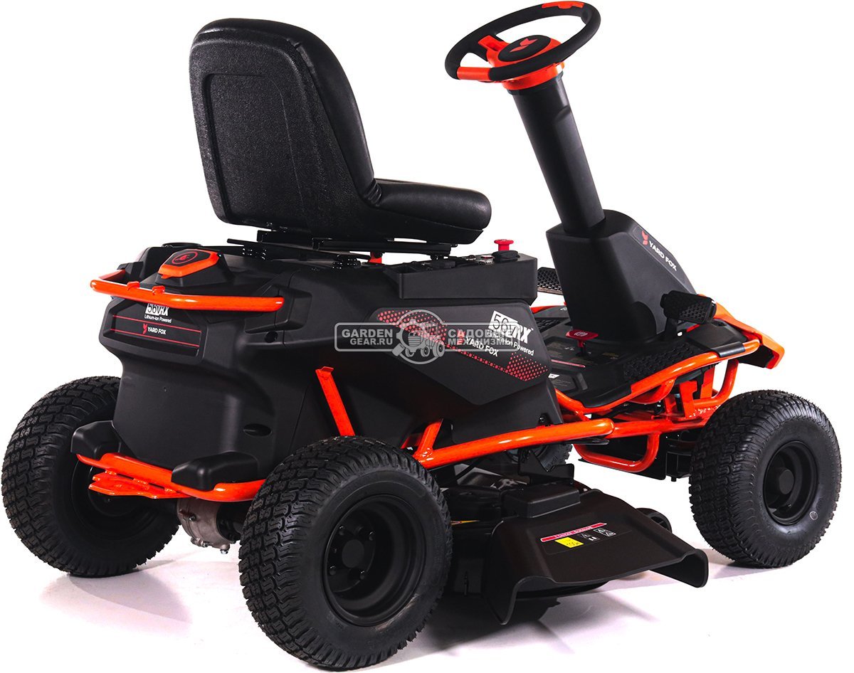 Садовый минирайдер Yard Fox T 96 SB аккумуляторный (PRC, 56В, 50 Ач LFP/Li-ion, 96 см, LED фара, мульчирование, 210 кг)