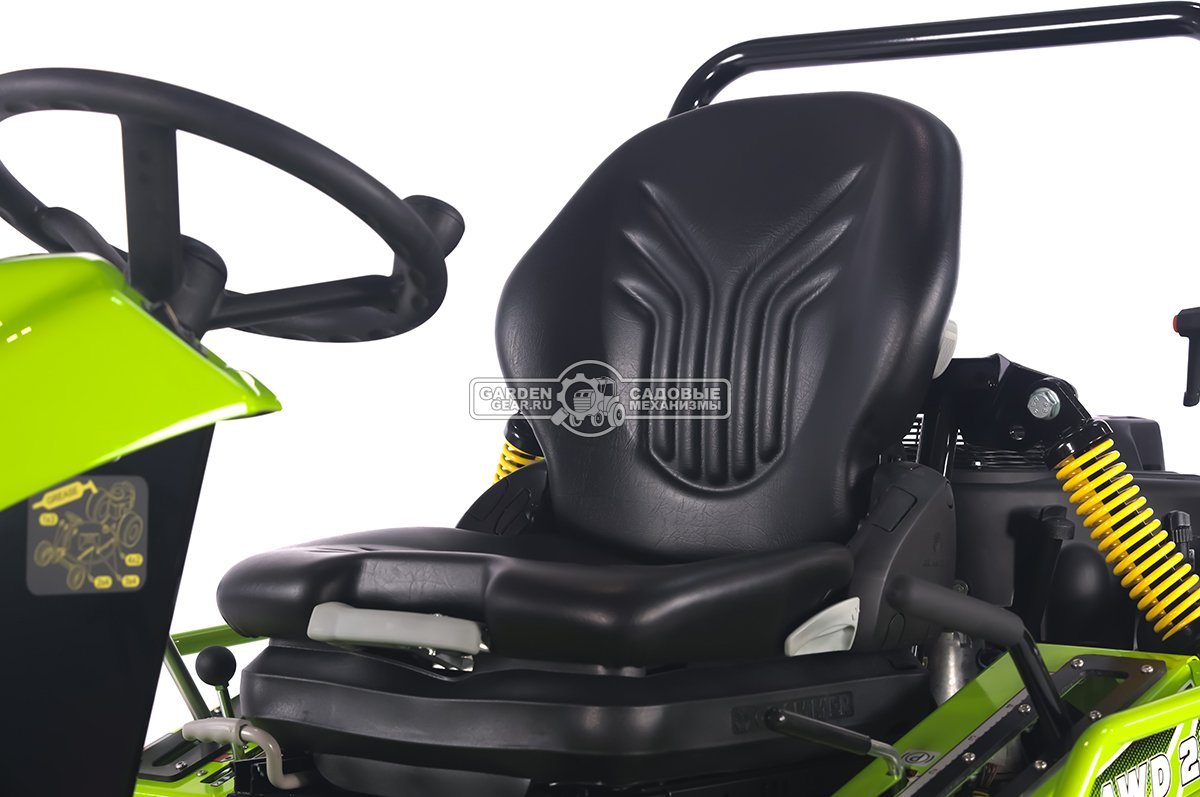 Садовый трактор для высокой травы и работы на склонах Grillo Climber 10.27 4WD (ITA, B&S 8290 CXi, 724 куб.см3, задний выброс, диффер., 98 см, 383 кг)