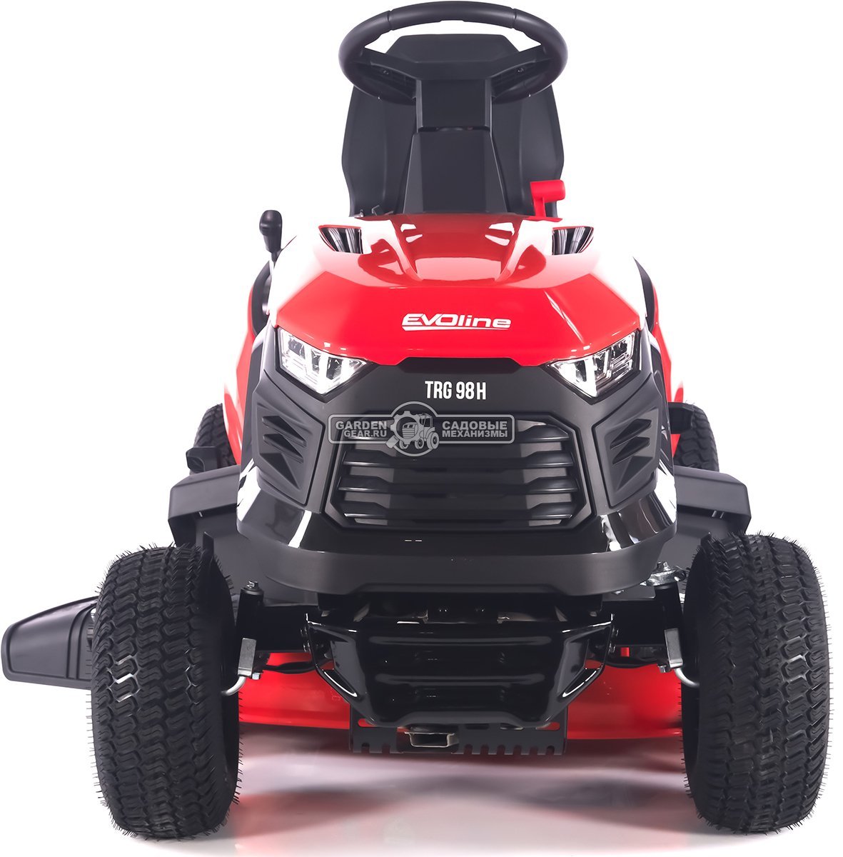 Садовый трактор Evoline TRG 98 H (PRC, Loncin 452 куб.см., гидростатика, ширина кошения 96 см, боковой выброс, 182 кг)