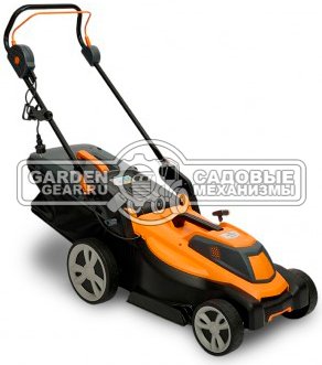 Газонокосилка электрическая Villartec ME 1843 (PRC, 1800 Вт, 43 см, пластик, мульчирование, 50 л, 17.6 кг)
