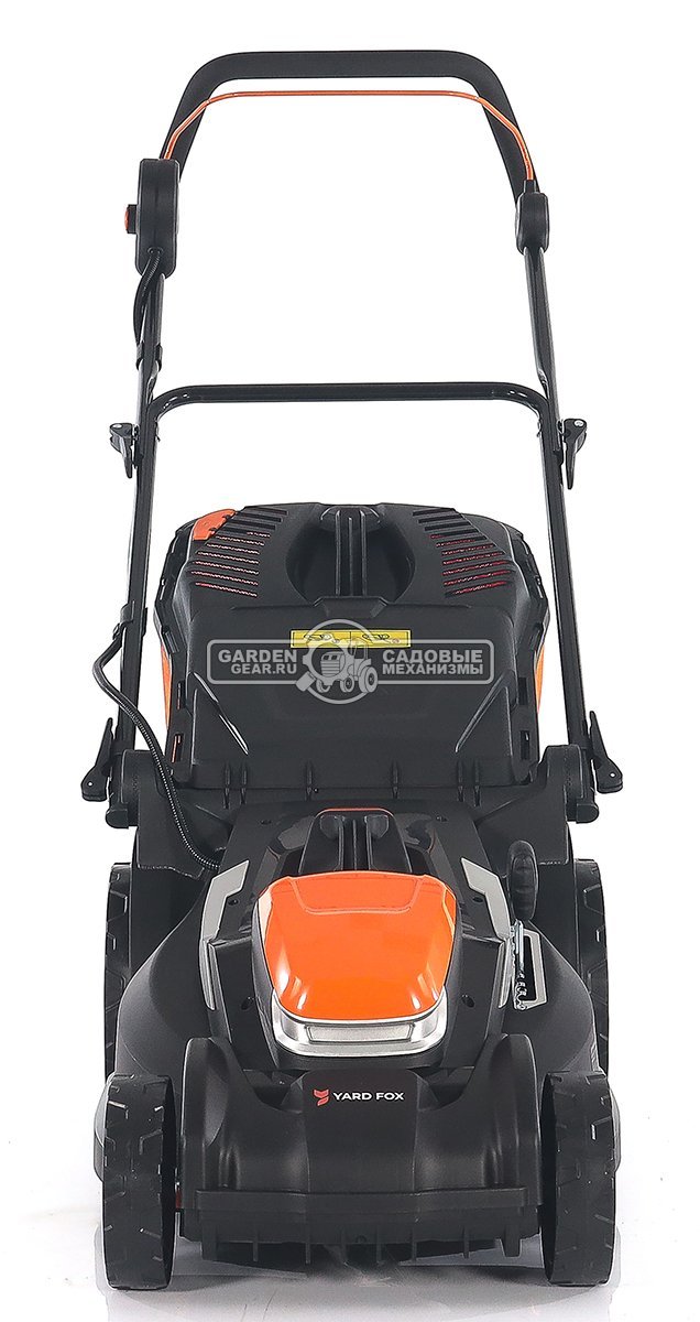 Газонокосилка аккумуляторная Yard Fox EL4045B SET с АКБ 4.0 А/ч и ЗУ (PRC, BL 40В, пластик, 34 см, 45 л, 10 кг)