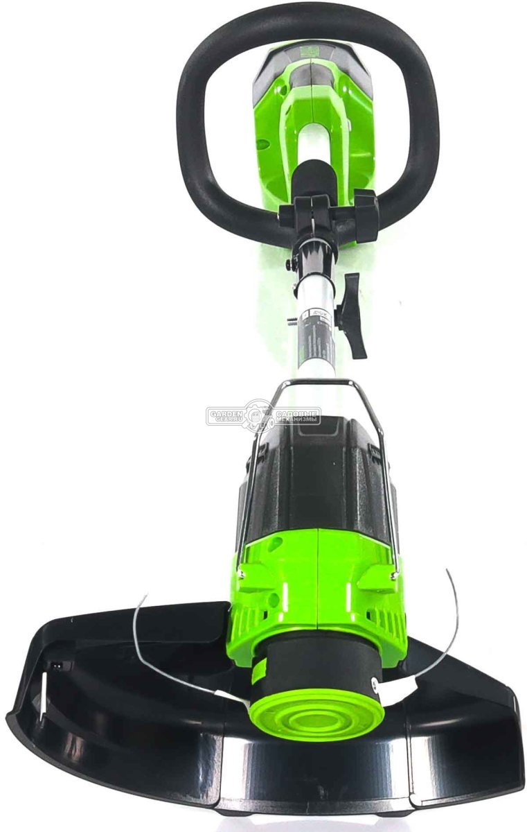 Триммер аккумуляторный GreenWorks G40LT с АКБ 4 А/ч и ЗУ (PRC, 40В, леска 1.65 мм, 3 кг)