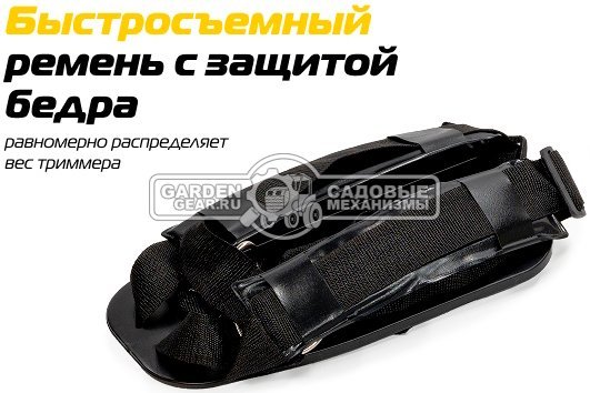 Бензокоса Champion T443S-2 (PRC, 42.7 куб.см., 1.25 кВт/1.7 л.с., диск 40T/255 + леска 2.4 мм, неразборная, 7.8 кг)