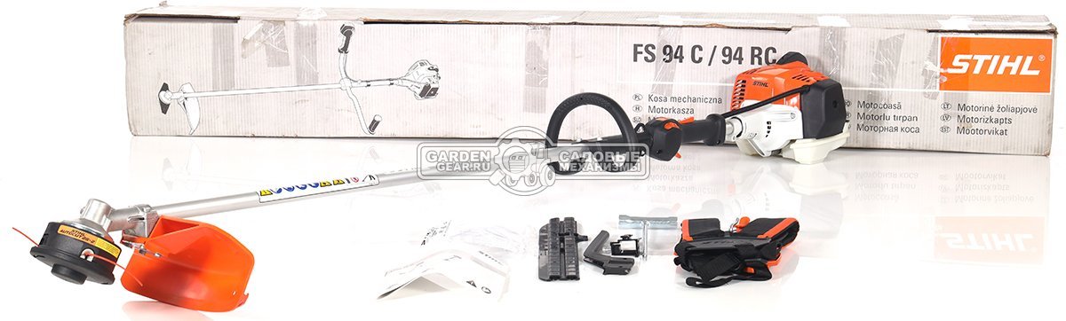 Бензокоса Stihl FS 94 RC-E (USA, 24,1 куб.см., 0,9 кВт/1,2 л.с., 2-MIX, ErgoStart, нож DM 2F-230, леска - опция, D-ручка, 4,6 кг.)