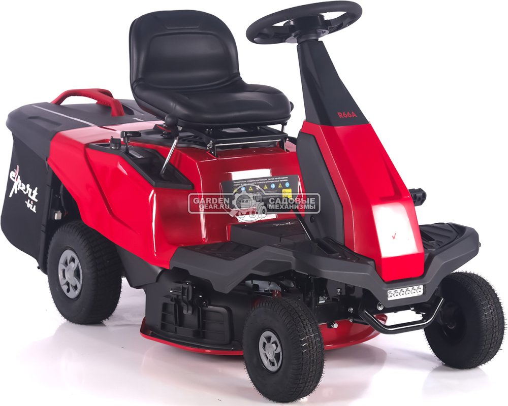 Садовый минирайдер Expert-bis R66A (PRC, 224 куб.см, гидростатика, травосборник 150 л, ширина кошения 66 см, фара, 130 кг)