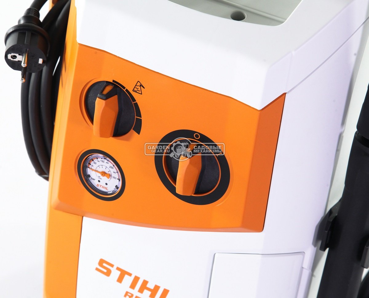 Мойка высокого давления Stihl RE 170 (PRC, 10-150/180 Бар, 570/650 л/ч, латунные клапана, шланг 9 м, 31 кг.)