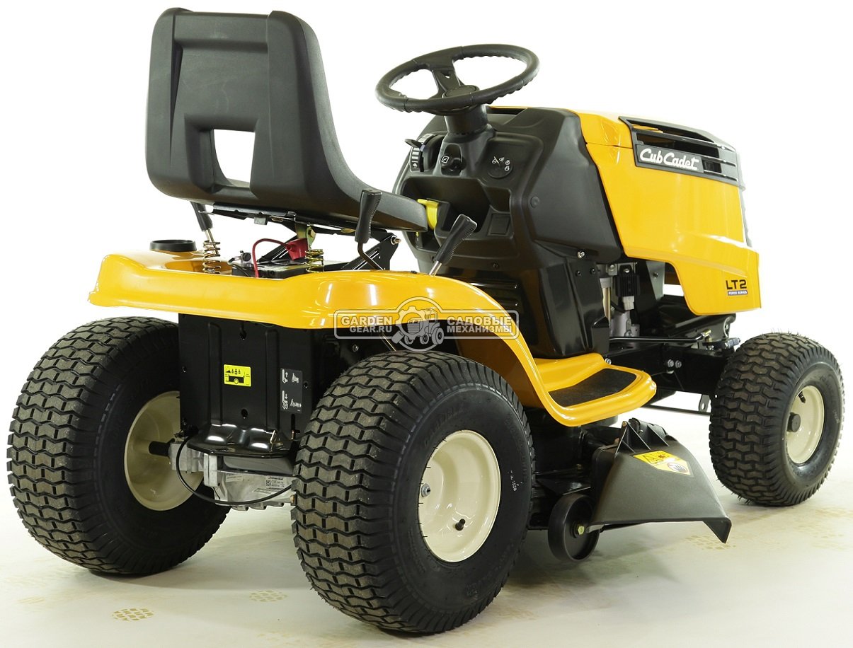 Садовый трактор Cub Cadet LT2 NS96 (USA, Cub Cadet, 439 куб.см., гидростатика, боковой выброс, ширина кошения 96 см., 150 кг.)